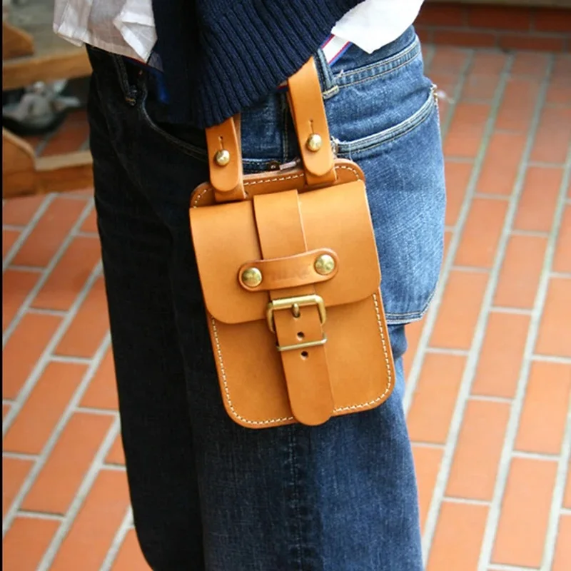 Leather Craft Template Sewing Template Waist Bag 20x13x6cm