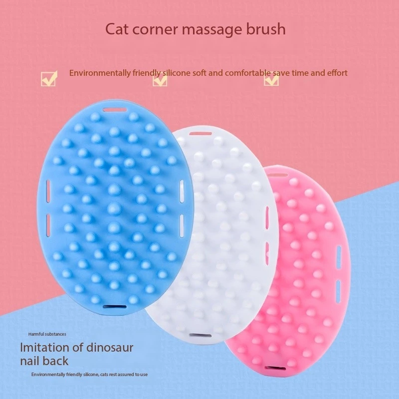 

Расческа для кошек С Кошачьей Мятой, мягкий настенный угловой Массажер для ухода за домашними животными