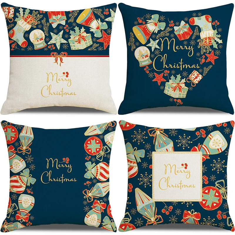 

Sofa Pillow Cover Christmas Cushion Cover Household Items Decorative Pillows Home Decor
