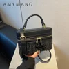 Vintage Woolen Box Women Handbags Luxury Designer Shoulder Crossbody Bags for Women 2025 New Square Chains Sling Bag Clutch Lady 1