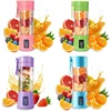 380ML Portable Mini Blender for Shakes and Smoothies Rechargeable USB Traveling Fruit Juicer Cup Hand Fruit Blender Juicing Cup 1