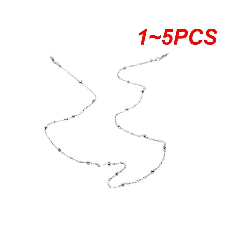 

1~5PCS Glasses Lanyard Necklace Anti-lost Anti-drop Glasses Rope Glasses Chain Beaded Mask Lanyard Mask Rope With Hooks