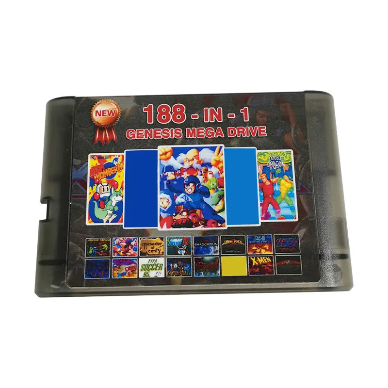 

Игровая карта 188IN1 MD для Mega Drive для Sega Genesis и для оригинальной консоли