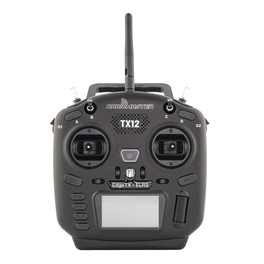 

RadioMaster TX12 MKII MK2 Mark 2 Radio ELRS/CC2500 EdgeTX OpenTX 16CH Multi-Module Compatible Radio Control Transmitter