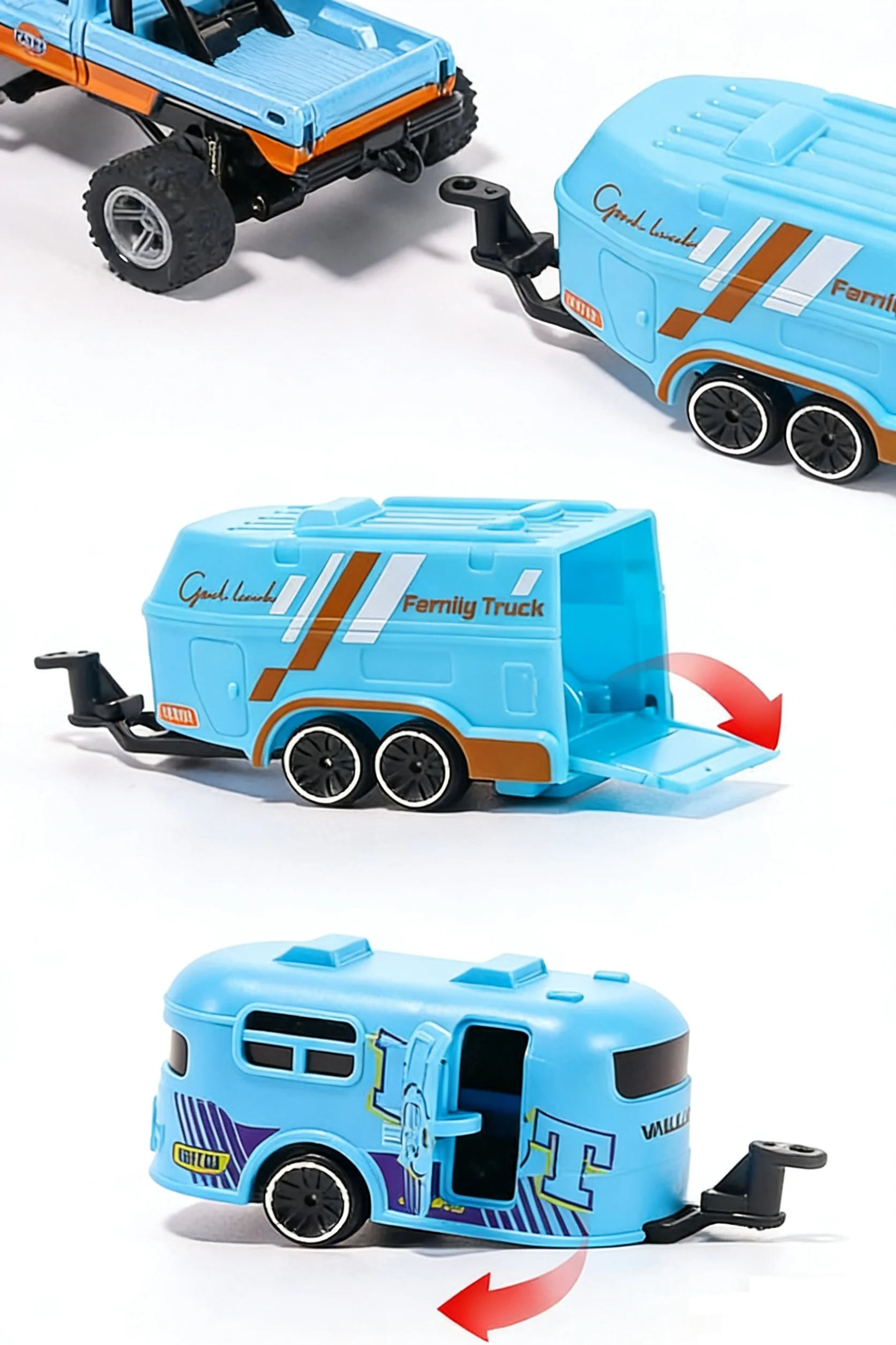 Voiture RC Stunt Car 4WD 2.4GHz - Bleu/Vert - Jouet Tout-Terrain