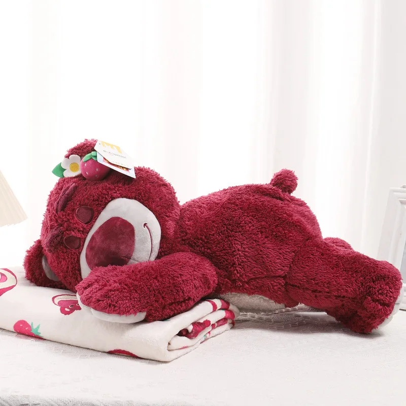 

Disney Pooh Bear Children's 2-in-1 Pillow and Blanket Lots-o'-Huggin' Bear Stitch Cute Cartoon Plush Doll Girl Birthday Gift