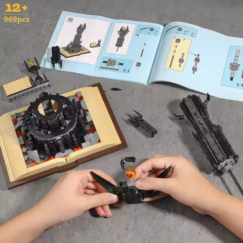 Dark Tower Building Block Kits Magic Rings Building Sets Lord Castle Architecture Sets building block toys 969PCS 13018 for Kids