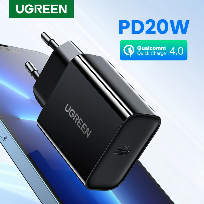 65w charger usb c UGREEN PD Charger 20W Fast USB Type C Charger for iPhone 13 12 Quick 4.0 3.0 USB Charger for Xiaomi Samung Mobile Phone Charger baseus 65w