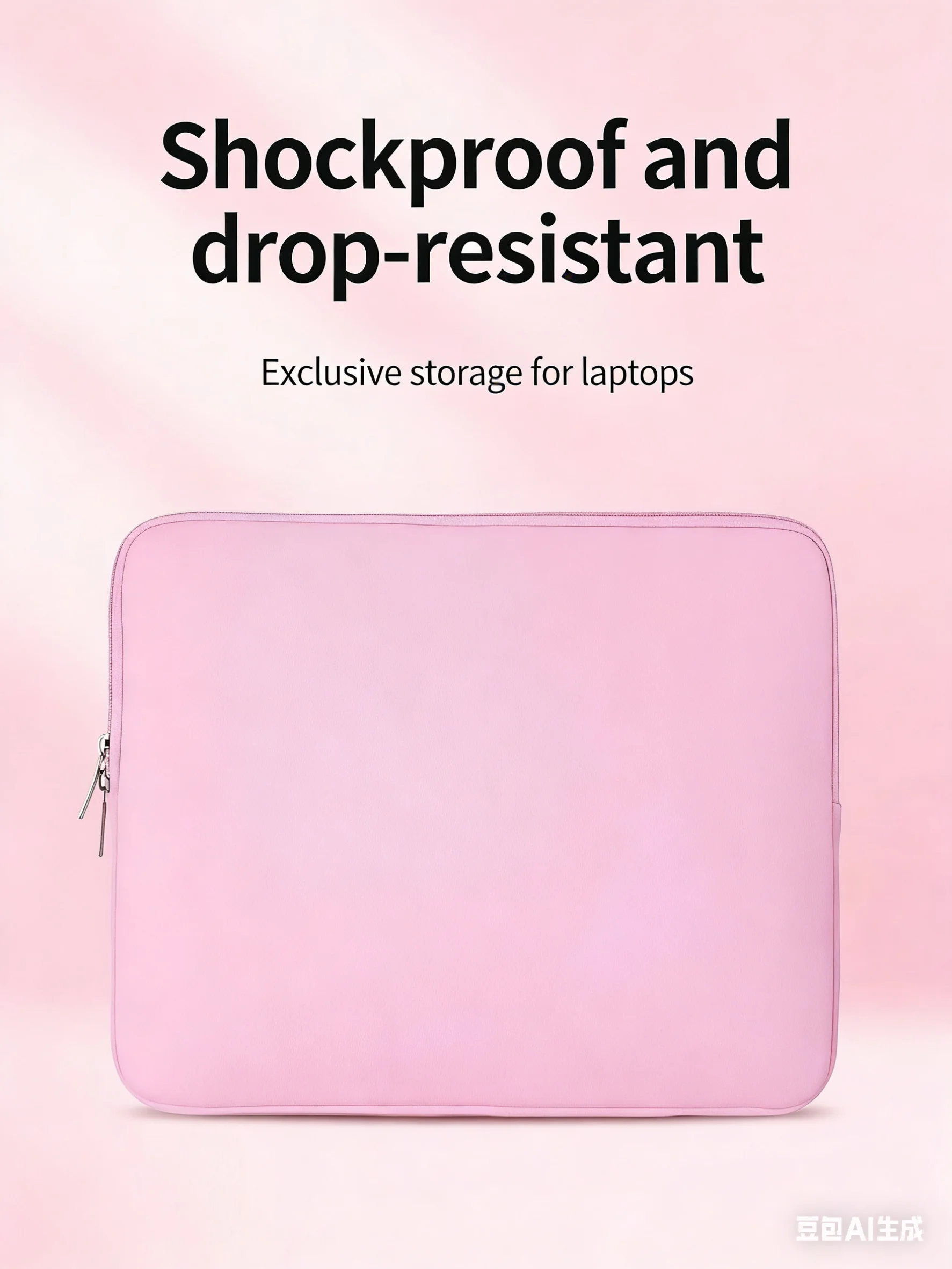 15-inch laptop storage bag, shockproof and vibrationproof, padded portable bag - 2
