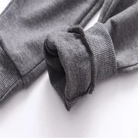Jumping Meters Dark Grey 2-7T Children's Solid Boys Sweatpants Drawstring Autumn Spring Boys Girls Trousers Pants Baby Clothes 3