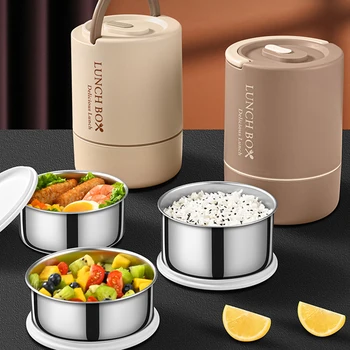 Stackable Stainless Steel Bento Set 1