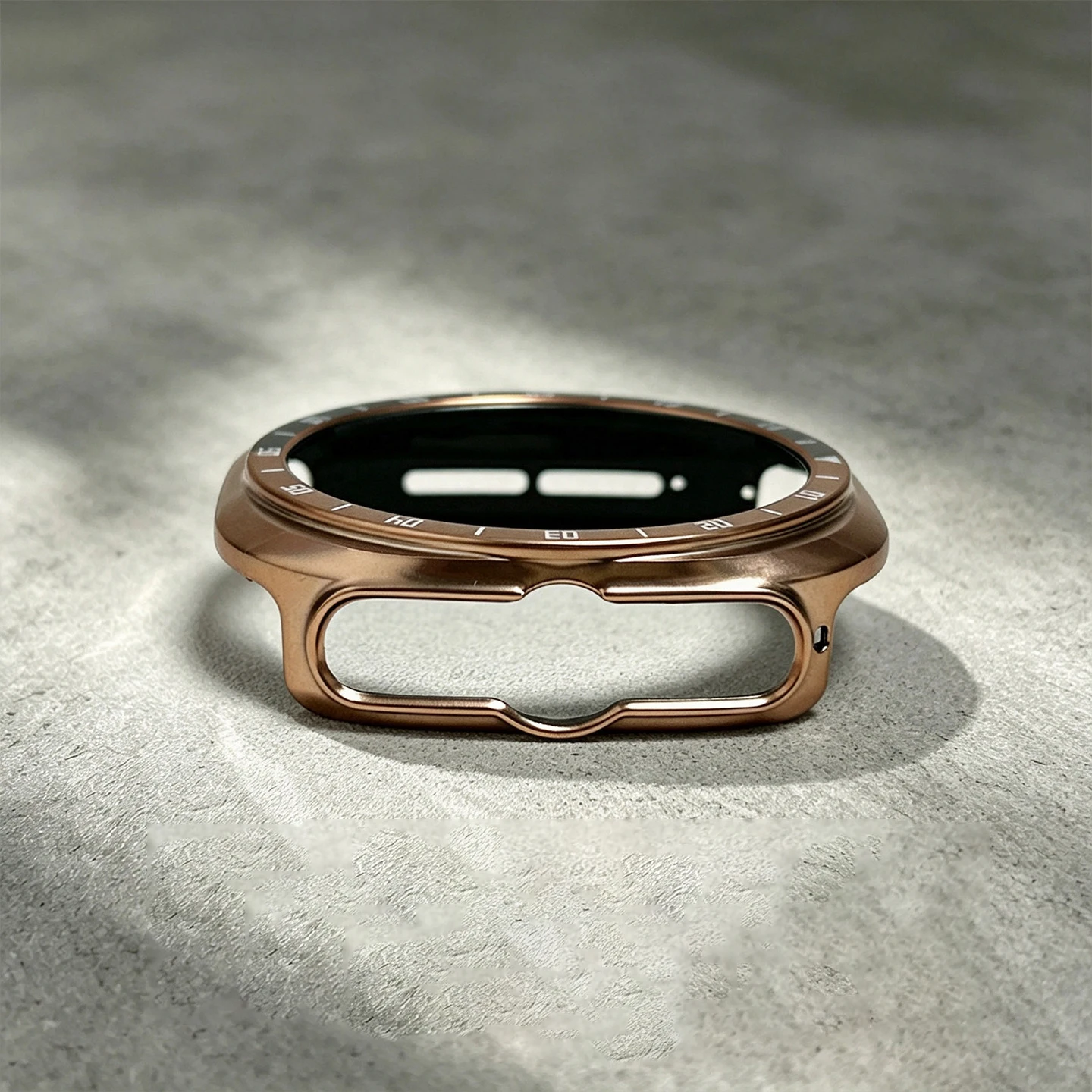 Samsung Galaxy Watch Ultra 2 Protective Bumper Shell with Bezel Scale and Hard Case