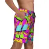 Men Board Shorts Classic Awful 90's Neon Cute Hawaii Swim Trunks Comfortable Running Surf Hot Sale Plus Size Beach Short Pants 3
