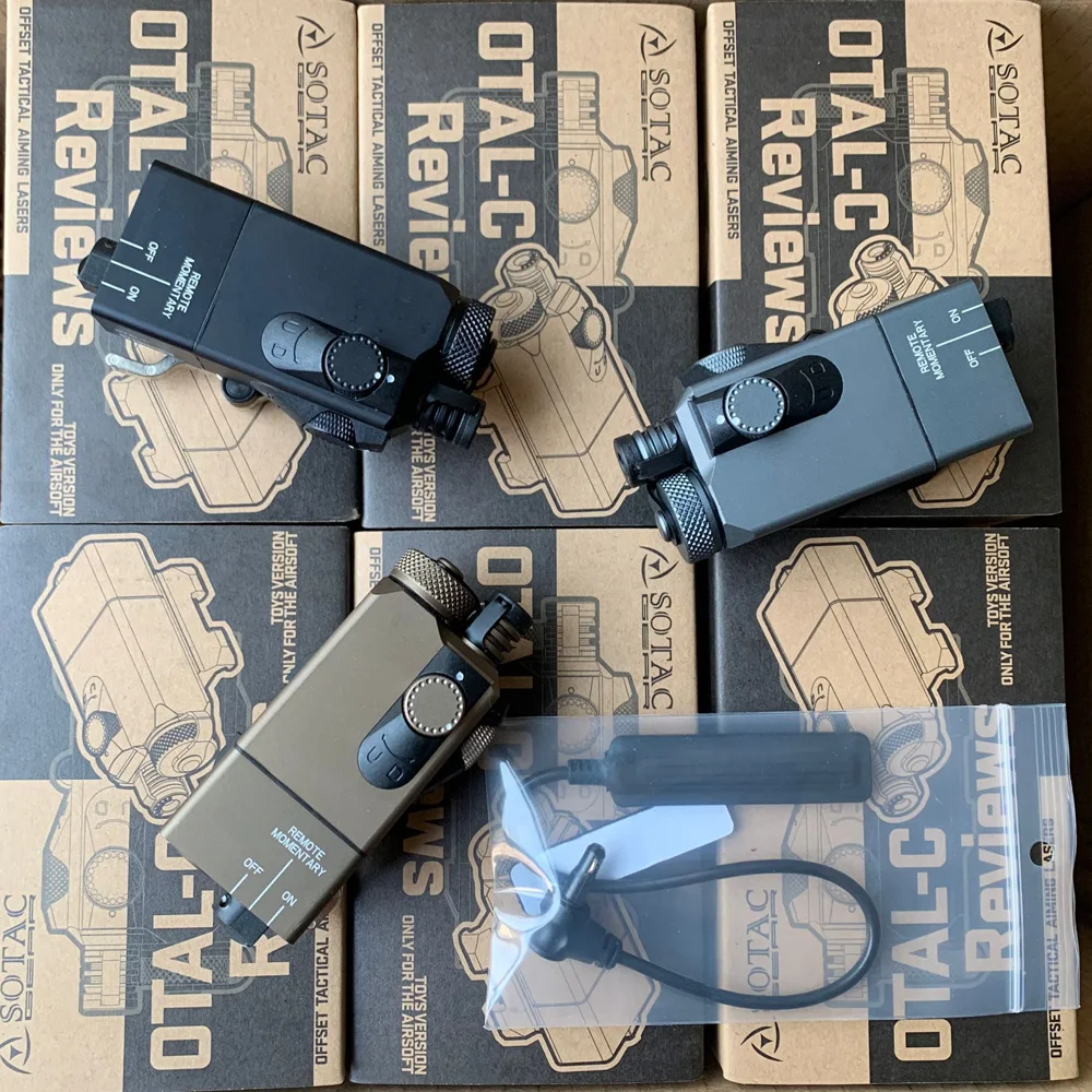 Sotac Gear OTAL-C IR Green Laser Offset Tactical Aiming OTAC C IR Military  Quick Release HT Mount Fits NATO 1913 Picatinny Rail OTAL-C Light  Black&Green Laser