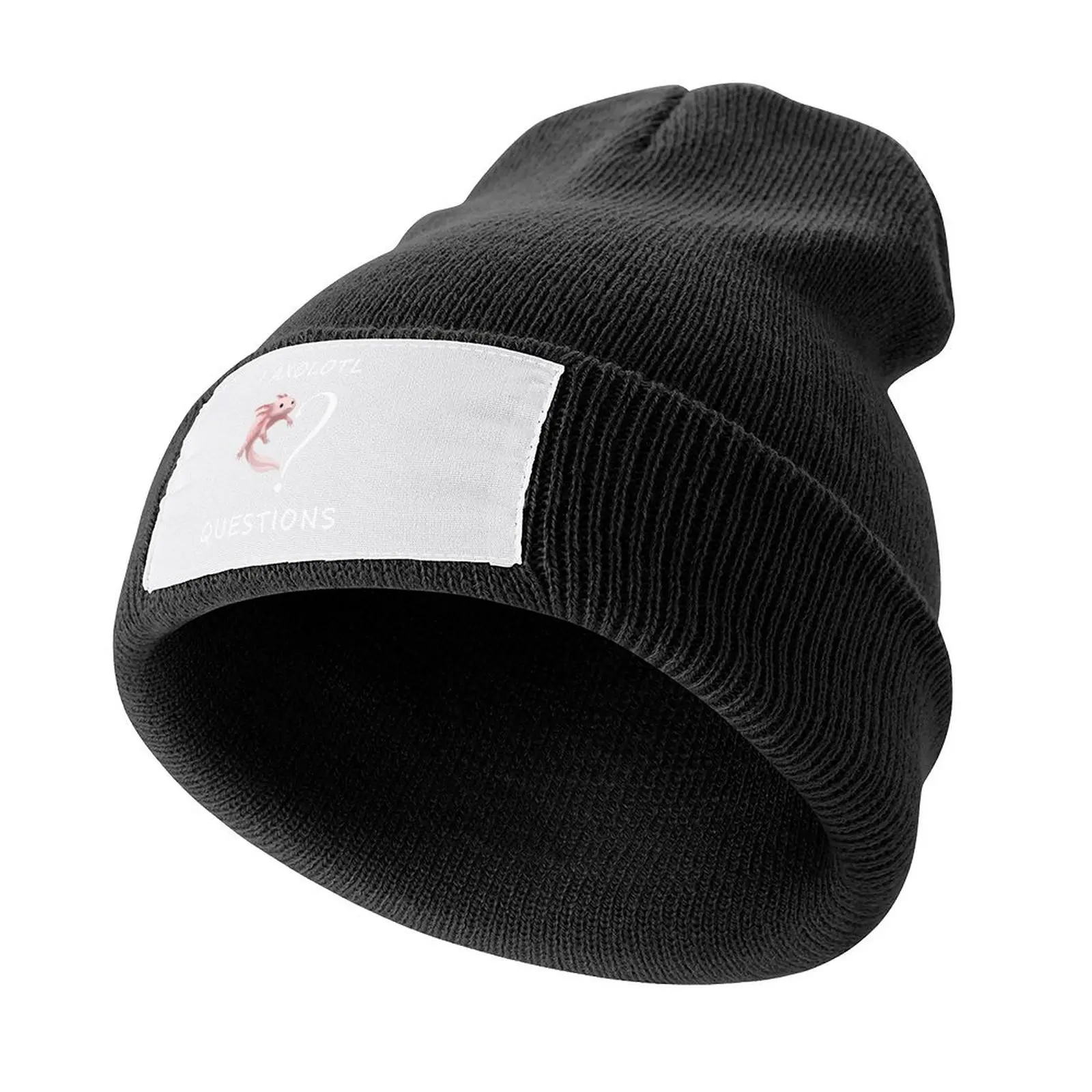 

I Axolotl Questions Knitted Cap Thermal Visor Visor New Hat Hat For Women Men's
