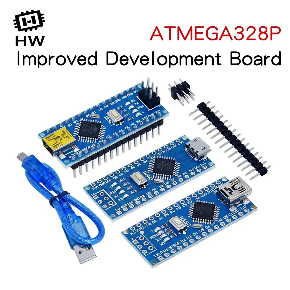 Promoci-n-para-Arduino-Nano-3-0-controlador-Atmega328-m-dulo-de-placa ...