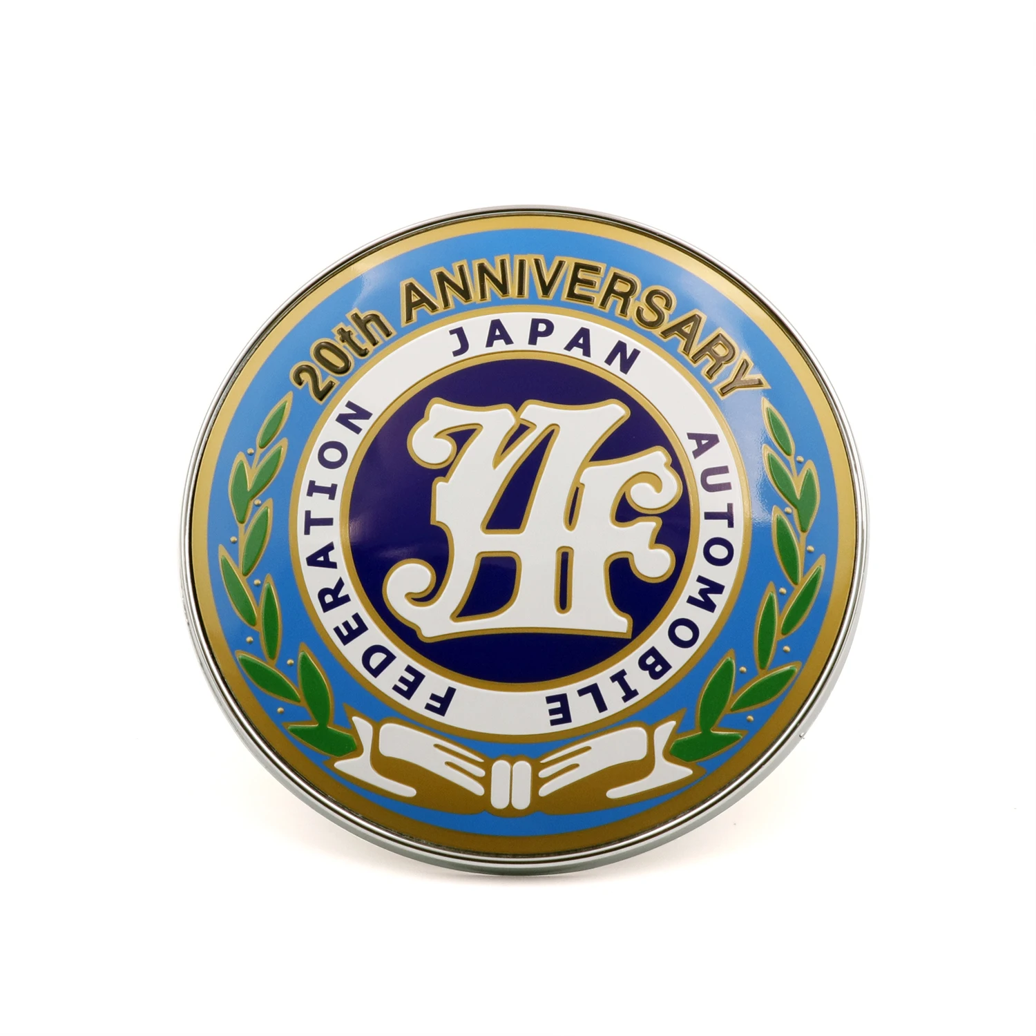 レア 日本自動車連盟20周年記念エンブレム