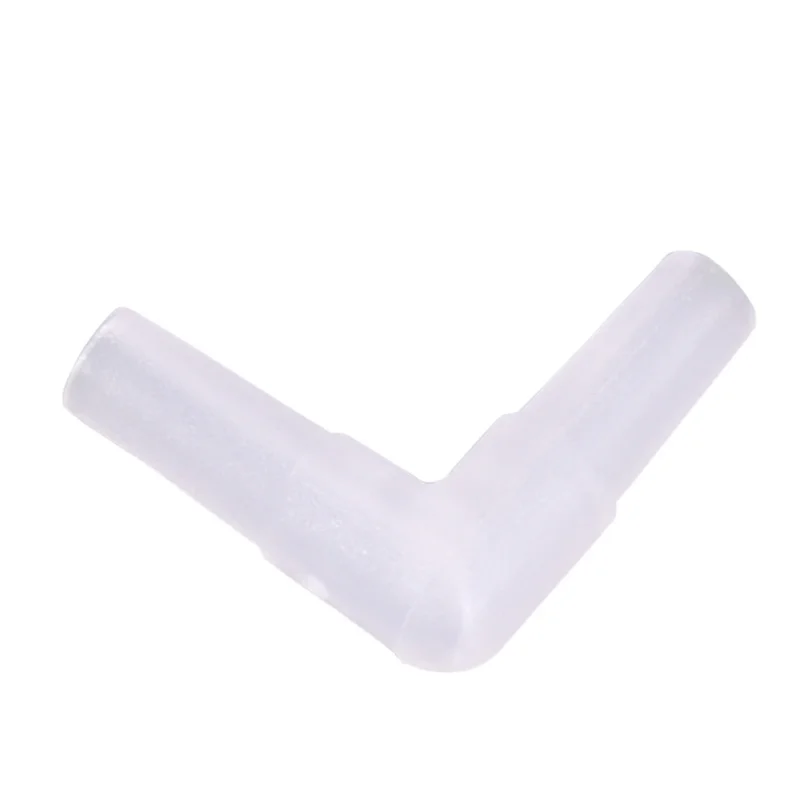 4mm White Elbow Connectors Aquarium Fish Tank Air Pump Connectors Control Valves Air Pipe Tubes Accessories Plastic 10pcs/lot aquarium air pump accessories
