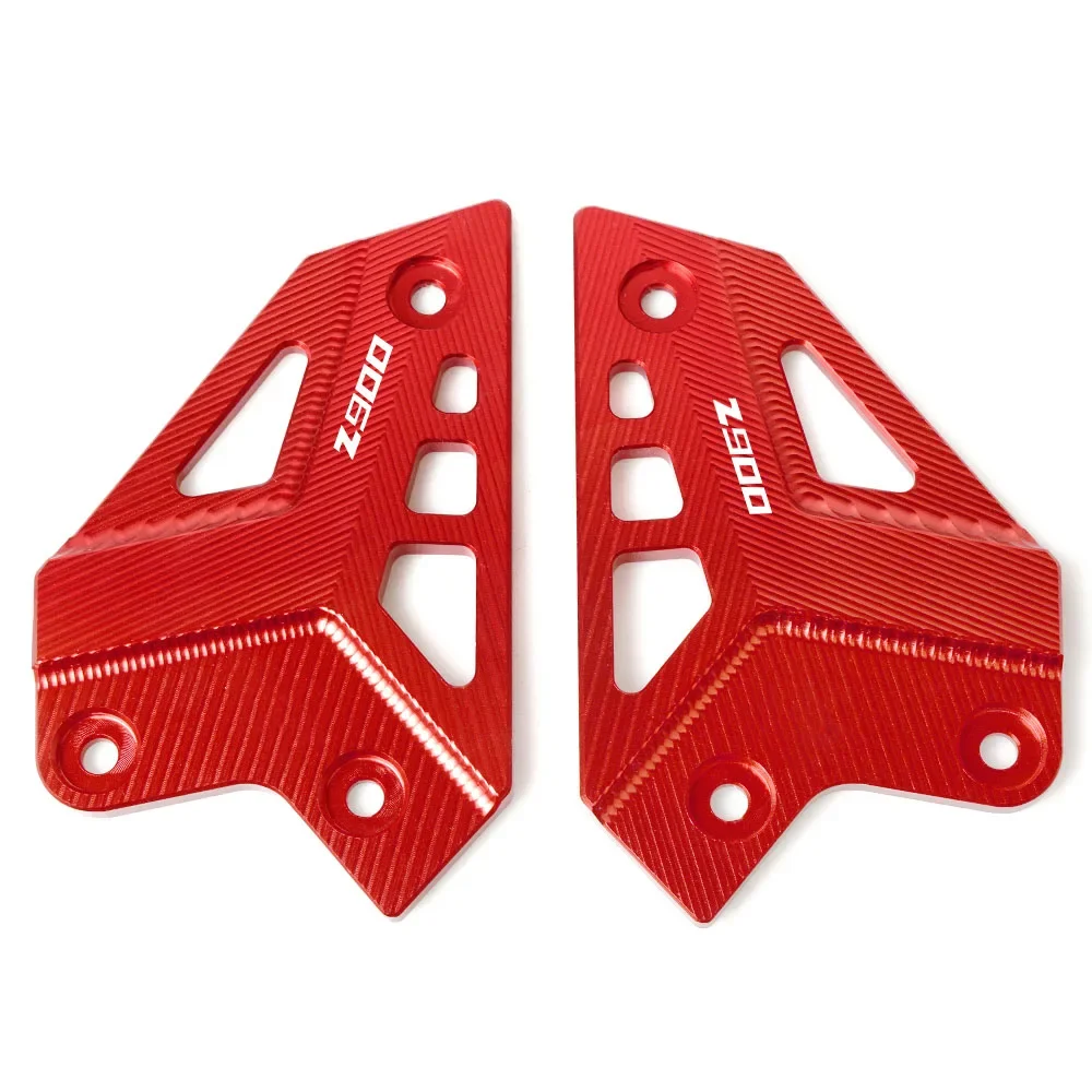 오토바이 액세서리 Kawasaki Z900 Z 900 2017-2019 2020 2021 2022 2023 FootPeg Footrest 후면 힐 플레이트 가드 보호대