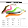 Spinpoler Soft Bait Fishing Lure Shad Stick Worm Sea Bass Fake Earthworm Artificial Trout Bass Drop Shot Perch Leurre 10pcs/Pack 2