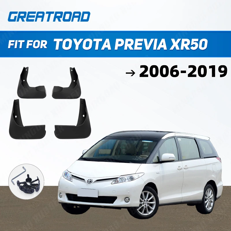 

Брызговики автомобильные для Toyota Previa XR50 2006-2019 Estima Tarago