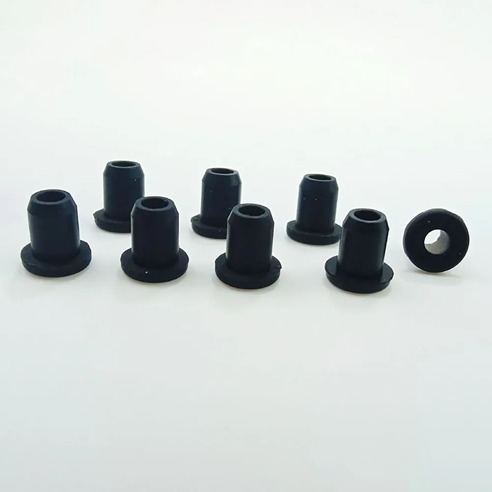 Rubber Wiring Grommets, Silicone Rubber Open Grommet, Black A=5mm~28mm optional, Wire Cable Hole Protect Tidy Bush