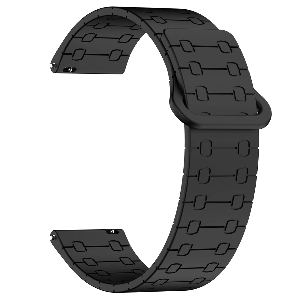 Magnetic Silicone Sport Watch Strap - 22mm
