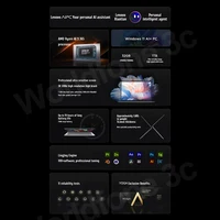 Lenovo YOGA Pro 14 AI Slim Laptop AMD Ryzen AI 9 365 RAM 32G LPDDR5X 1T SSD 14.5 inches 3K 120Hz Touchscreen Notebook PC 2