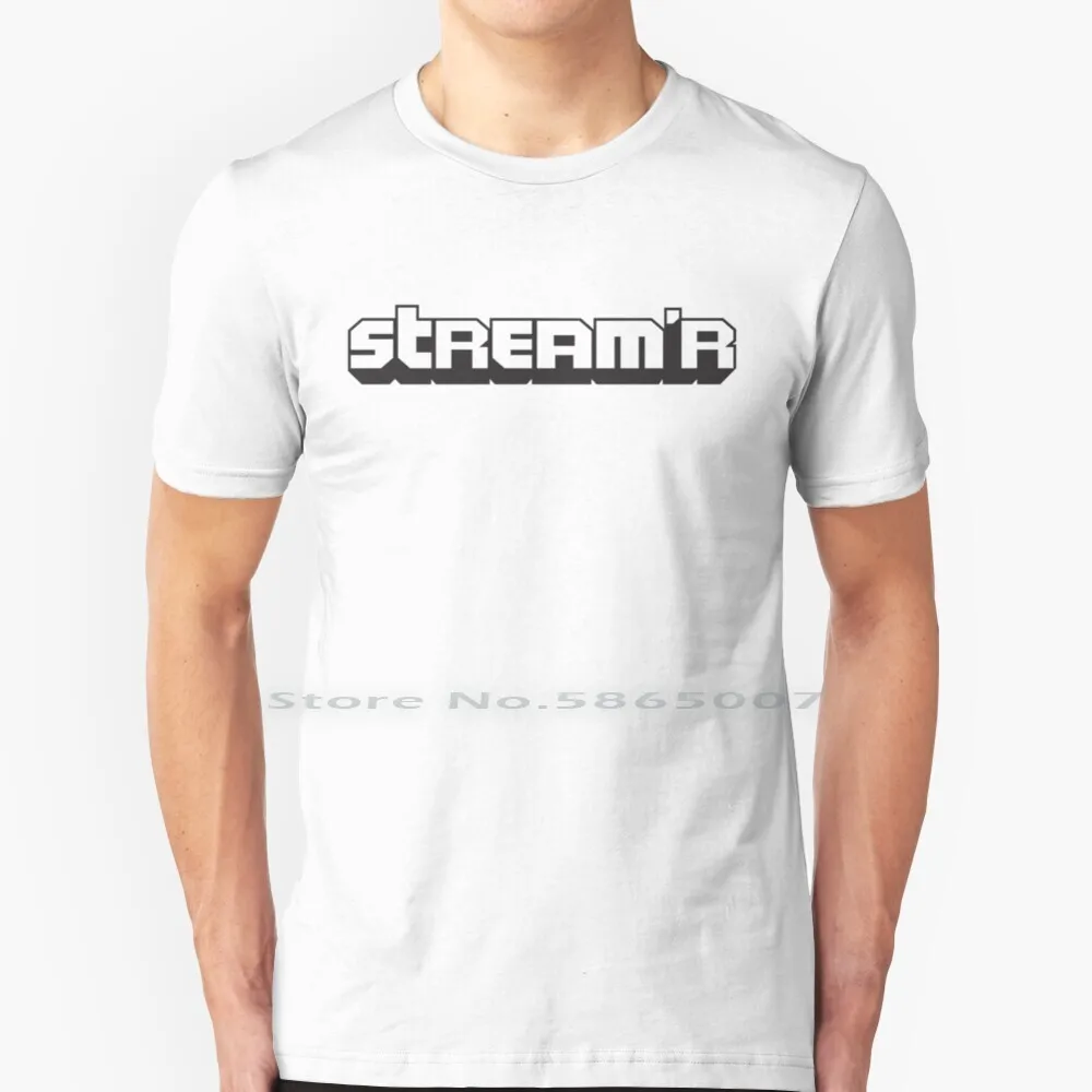 Streamr T Shirt 100% Cotone Esports Twitch Streaming Streamer Gaming Gamer Fornite Big Size 6Xl Tee Gift Fashion