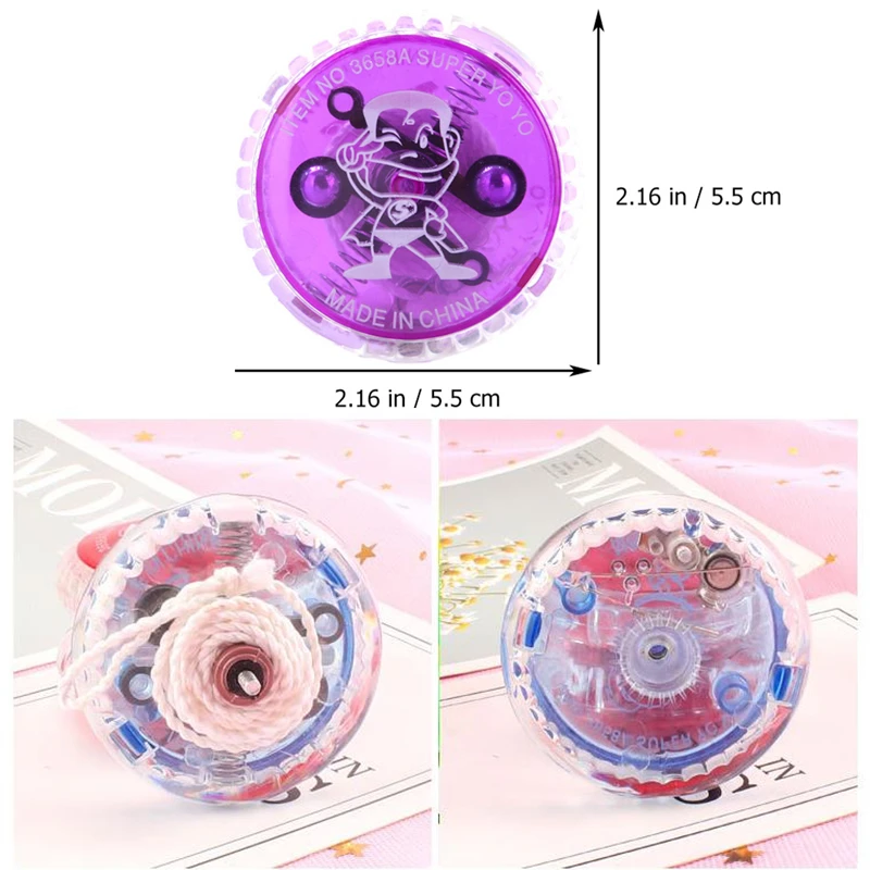 Light Up Yo-Yo Balls for Boys Girls,High-speed Flashing