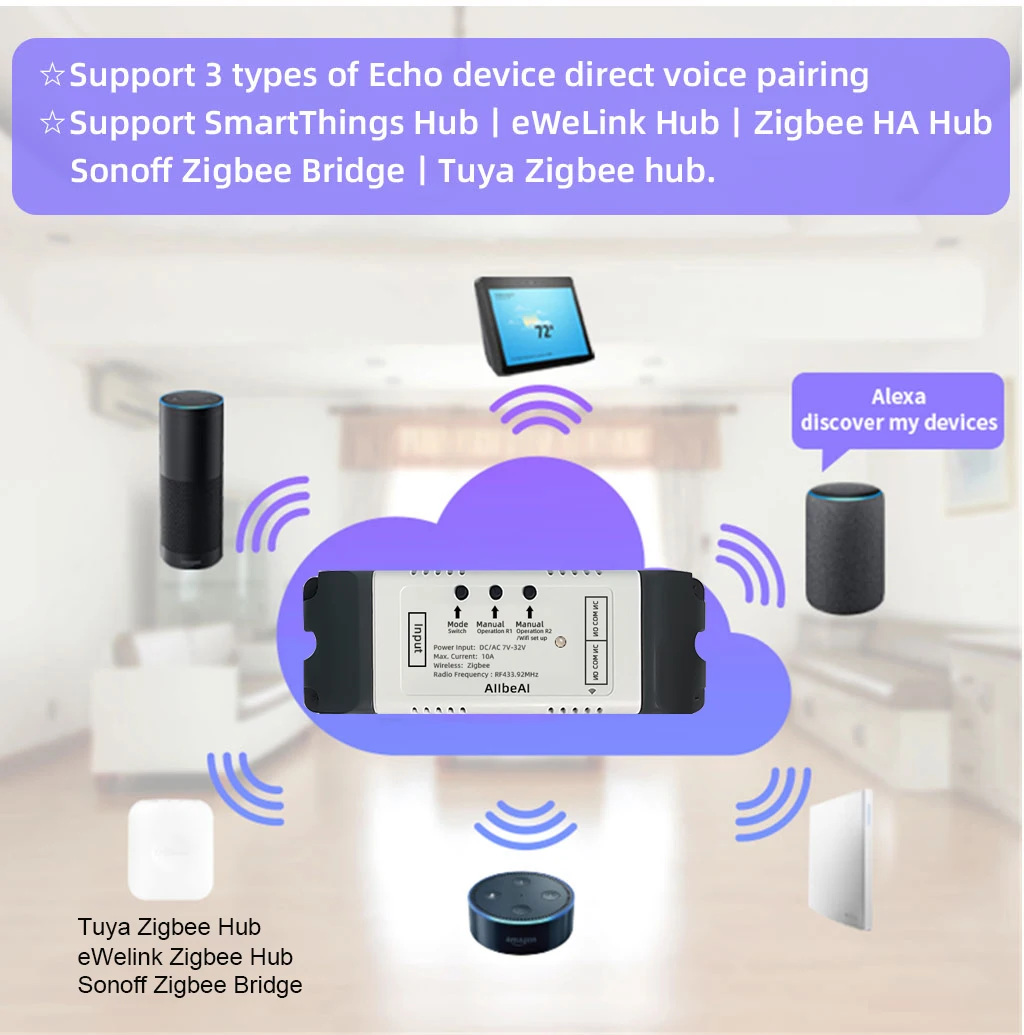 ewelink tuya, dc 12v 24v 32v, relé