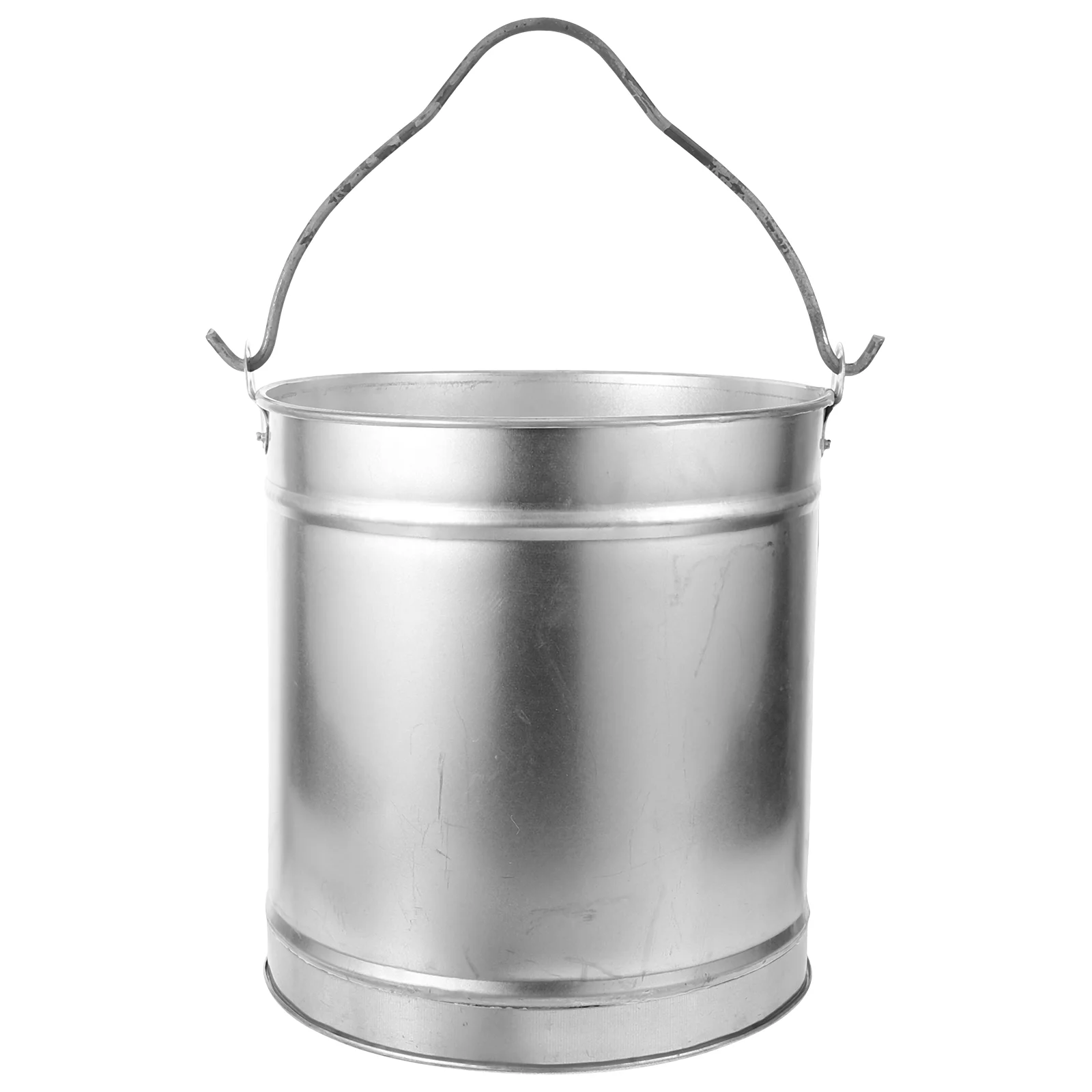 

Charcoal Bucket Ash Metal Bin for Burning Rubbish Furnace Container Grill Fireplace Indoor