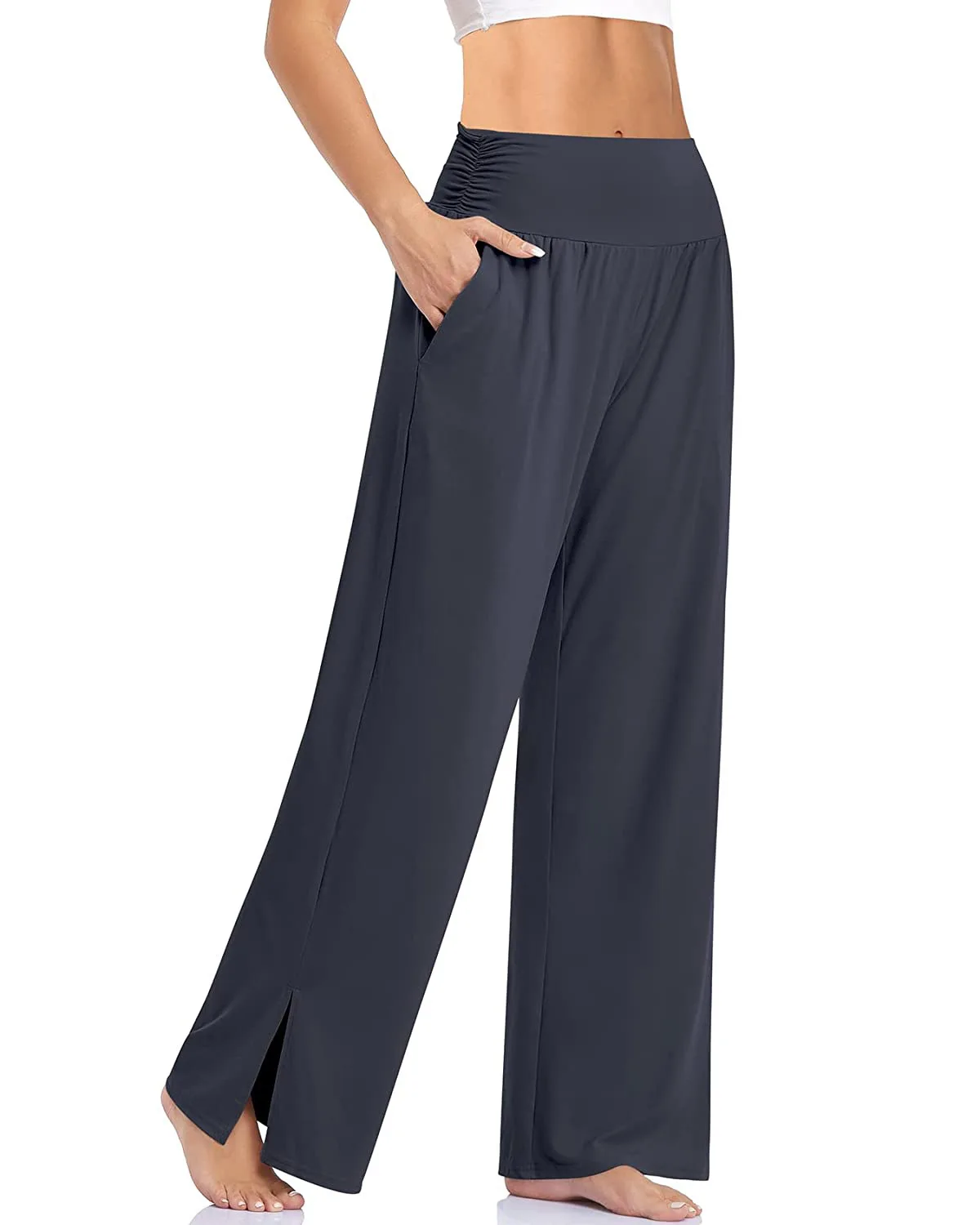 Beatrice – chemise essentielle confortable et pantalon à jambes larges main image 1