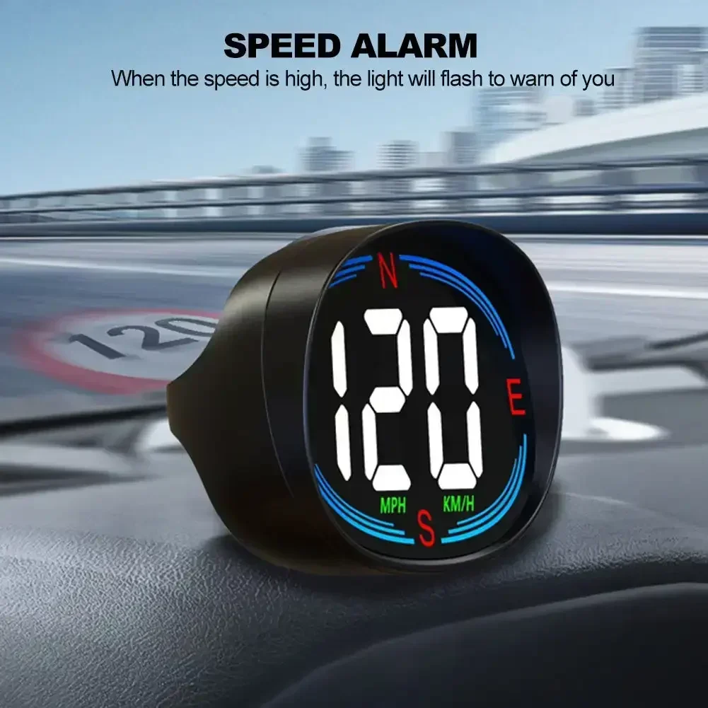 H2 GPS ڵ  ӵ HUD  ÷, Electronicos ӵ 溸 Ʈ,    MPH KMH