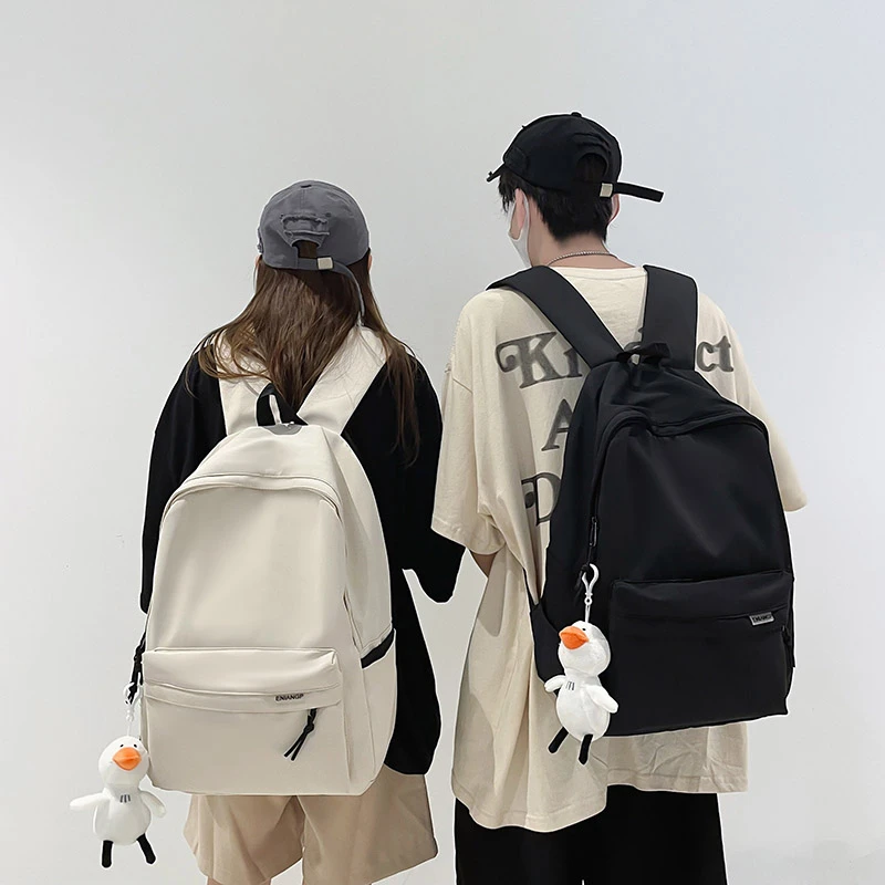 

2023 Women School Backpack Black Nylon Bagpack Female Anti Theft Rucksack Casual Lady Travel Backpacks Korean Back Pack Mochila