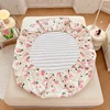 1pc Thicken Anti-mite Fitted Sheet With Elastic Band Non Slip Adjustable Mattress Cover For Double/Queen/King Bed 침대커버 Bed Cover 6