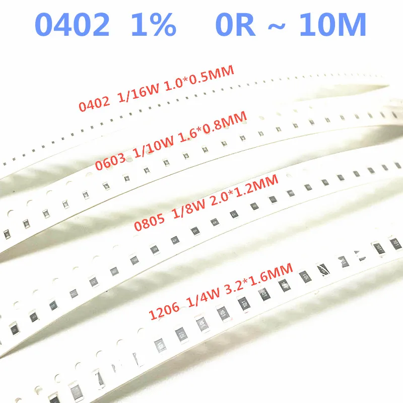 100pcs 0402 1% SMD resistor 1/16W 0.1R 0.11R 0.12R 0.13R 0.14R 0.15R 0.16R 0.18R 0.2R 0.1 0.11 0.12 0.13 0.14 0.15 0.16 0.18 ohm