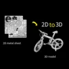 mountain bike 3D Metal Puzzle Model Kits DIY Laser Cut Puzzles Jigsaw Toy For Children 4