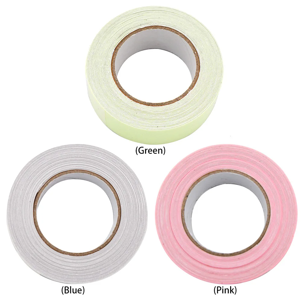 1/5PCS 3M Adhesive Luminous Tape Glow In The Dark Stickers Stage Decorative Fluorescent Tape Warning Stickers Fishing Tool