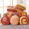 JBTP Simulational Bread Plush Pillow Creative Food Plush Toy Funny Fastfood Nap Pillow Cushion Home Decor Kids Toy Birthday Gift 1