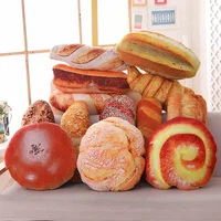 JBTP Simulational Bread Plush Pillow Creative Food Plush Toy Funny Fastfood Nap Pillow Cushion Home Decor Kids Toy Birthday Gift 1