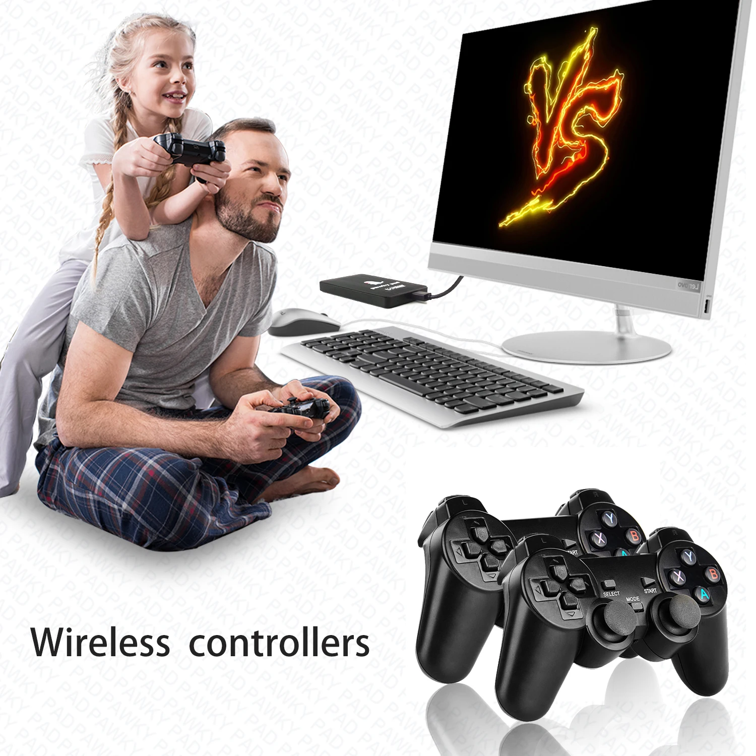 Pawky Pad Game Console for G Cube/Saturn/PS2 60000+ Games 4K 3D Retro Video Game Only Run On The Computer/Laptop For Windows