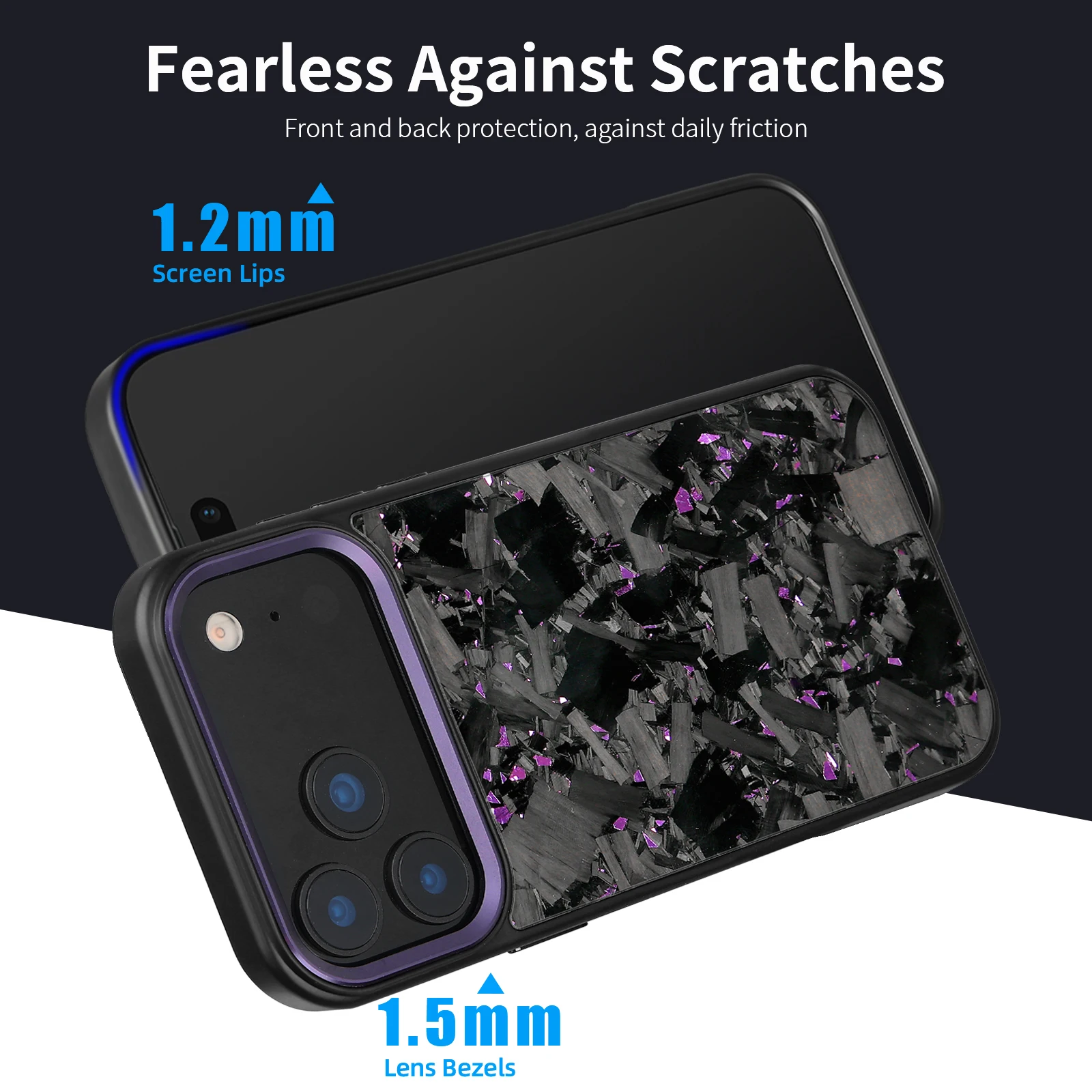 New Metal Frame Magsafe Real Forged Carbon Fiber Case for