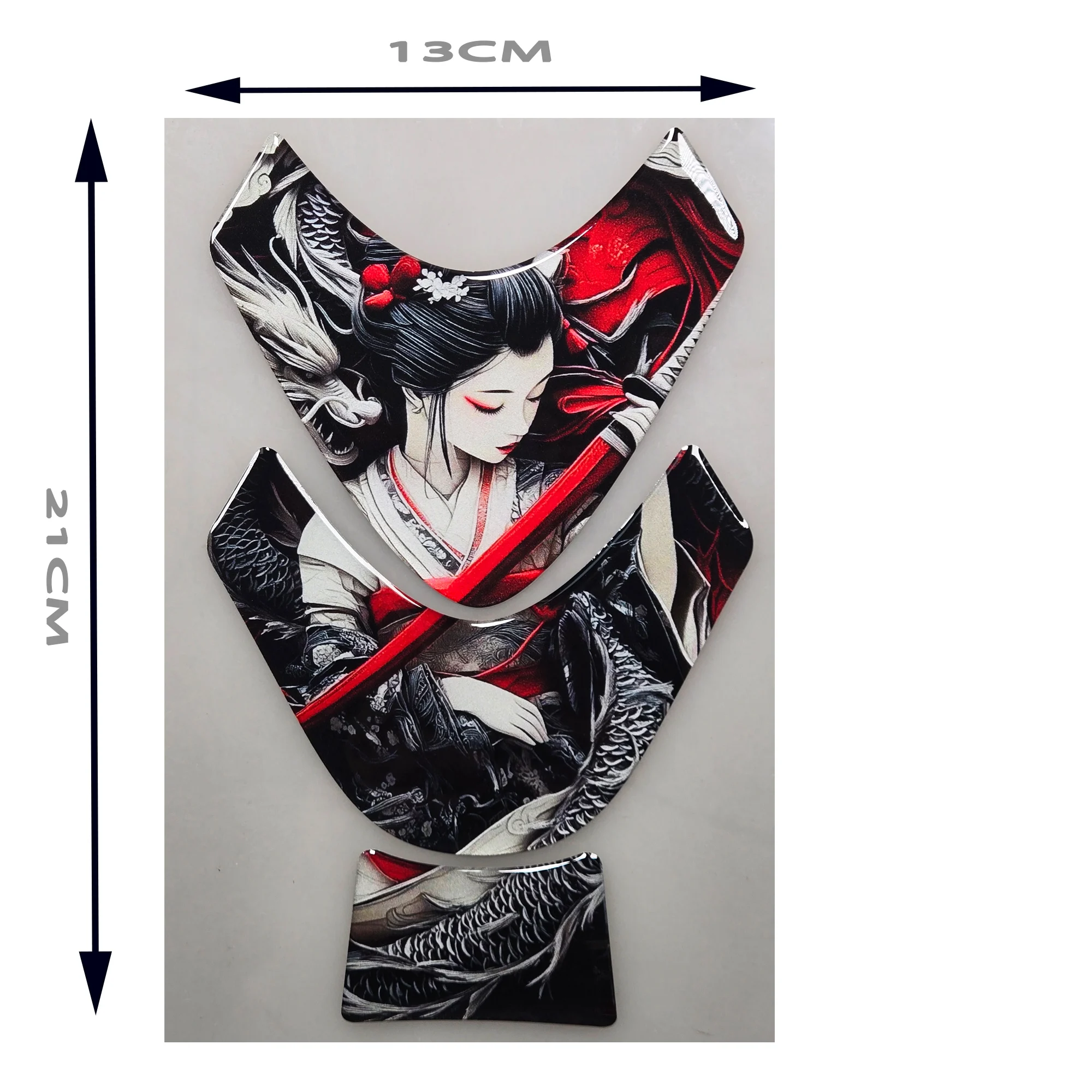 Gas Tank Protector Sticker Motorcycle Universal 3D Tankpad Oil Gas Protector for SUZUKI YAMAHA