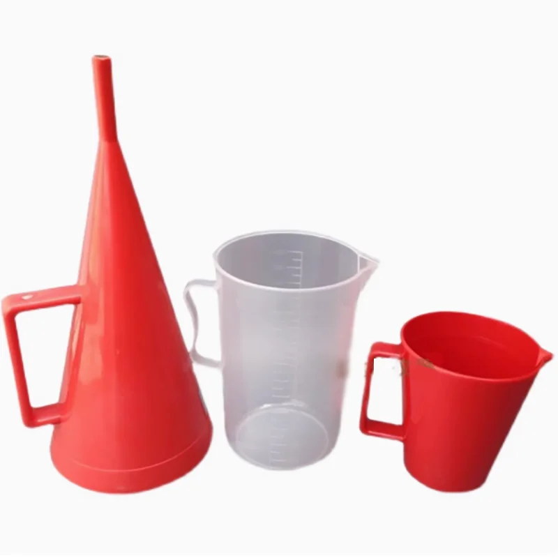 플라스틱 습지 깔때기 점도계 습지 진흙 석유 드릴링 유체 스톱워치 946ml 테스트 감지기 세트