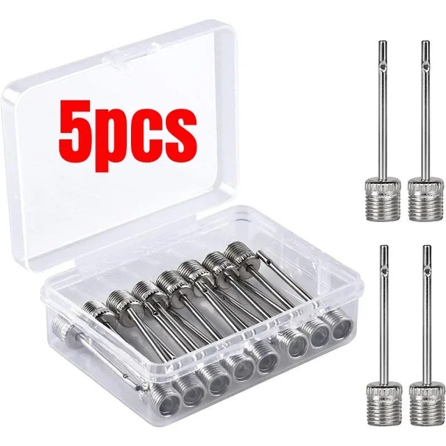Premium Stainless Steel Inflating Needle for Sports Balls – Pack of 5/10/20