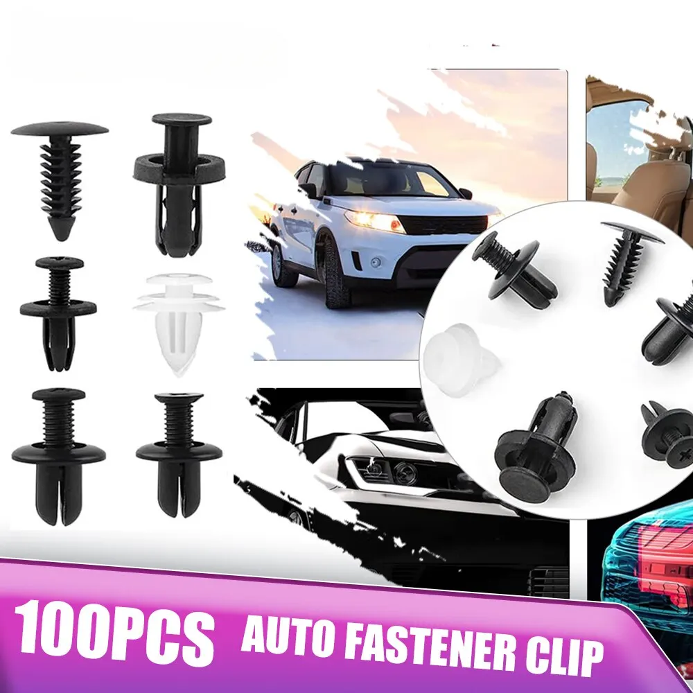50-100pcs-Auto-Fastener-Mixed-Clip-Car-Body-Push-Retainer-Pin-Rivet ...