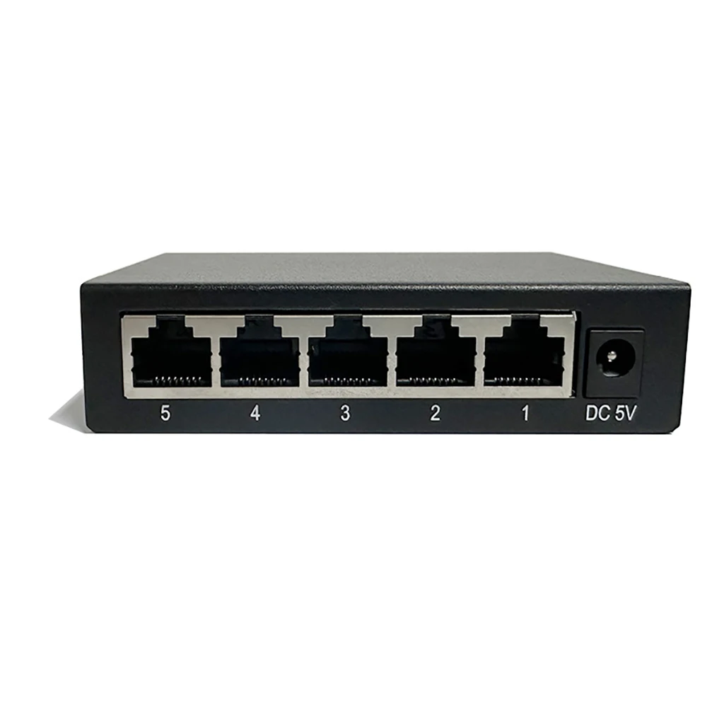 POE 모니터링 스위치 5/6/8/10 포트 10/100/1000Mbps 표준 POE 48V 전원 공급 네트워크 스위치, 250M 확장 모드 지원