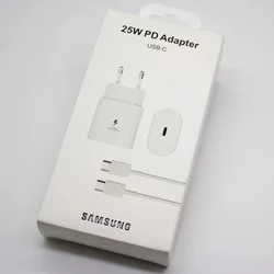 25W Type - C PD Fast Charging Portable Phone Adapter - White EU Set