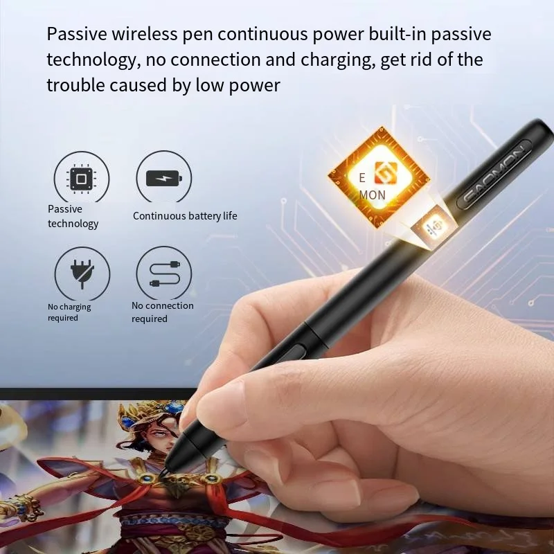 Gaomon Gm185 Digital Screen Windows Mac Compatibility 8192 Level Pressure Sensation 72% Color Gamut 19.5 Inches Digital Screen 3